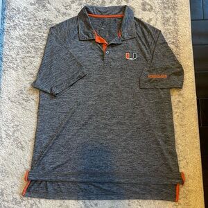 Men’s Miami Hurricanes Dry fit polo